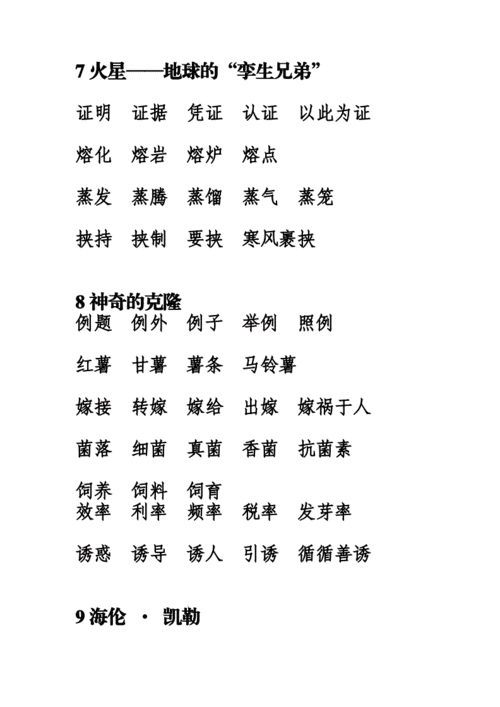 [专题]苏教版小学语文五年级下册生字词词语组词.doc