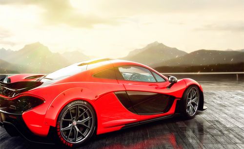 魅惑红色跑车壁纸_魅惑心里的红色跑车