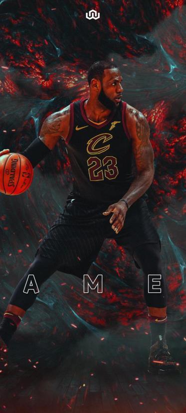 2k手机竖屏分辨率1080x2400nba篮球明星小皇帝勒布朗詹姆斯骑士时期