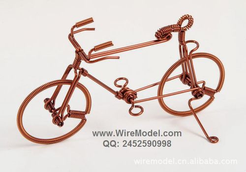 铜线自行车,手工机器人,新奇特玩具,铜艺,创意,diy, 民间,市集