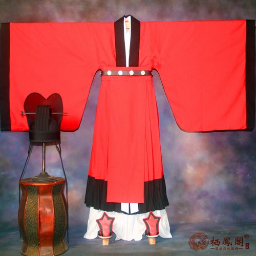 栖凤阁汉服唐代朝服唐朝官服唐代进贤冠朝服唐代婚服假绛色公服商品