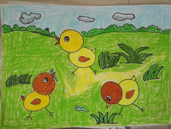 八五七创艺美术考级培训站 小画家档案之三 袁雪熙