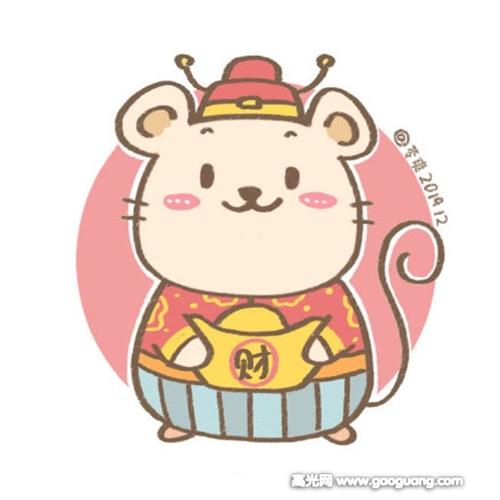 老鼠简笔画图片大全,元旦生肖鼠可爱图片
