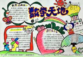 三年级关于分数手抄报 三年级手抄报