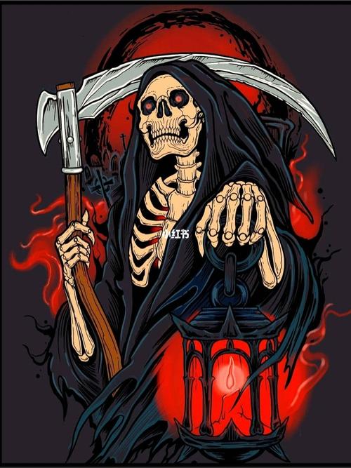 一组精美死神恐怖图片_恐怖_素材_素材其他