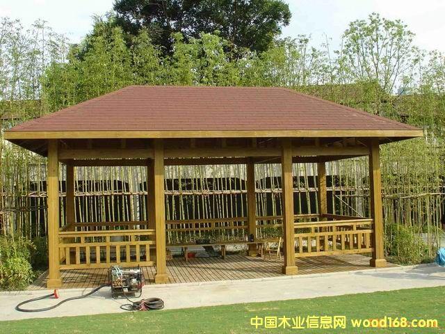 防腐木凉亭
