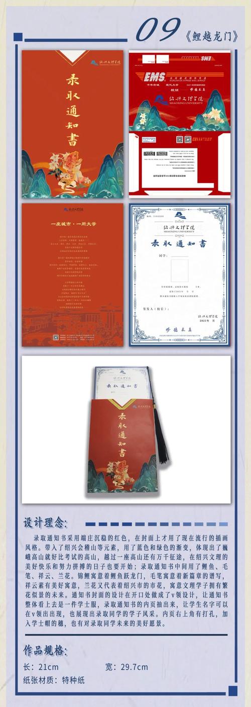 重磅发布丨绍兴文理学院本专科录取通知书设计大赛获奖名单