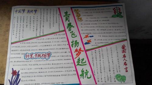 为梦想起航手抄报