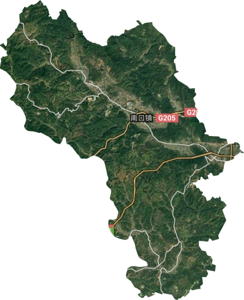 南口镇高清卫星地图,南口镇高清谷歌卫星地图