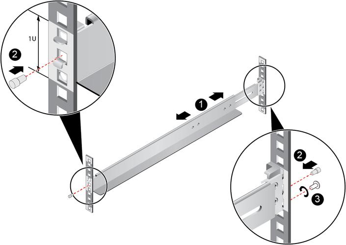 安装服务器导轨