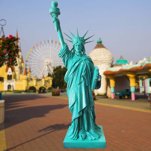 美国自由女神像雕像欧洲名作雕塑西方人物装饰品玻璃