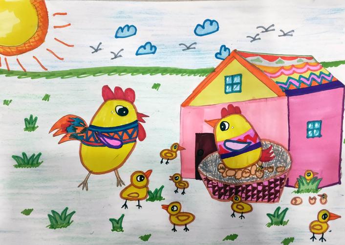 《鸡的一家》优秀作品选录