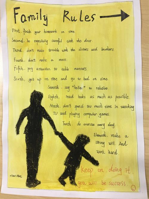 familyrules家规——优秀海报展