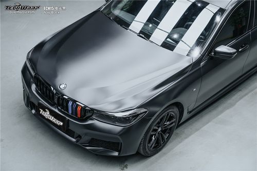 宝马6系gt汽车改色贴膜teckwrap美国秃鹰 ech15电光黑