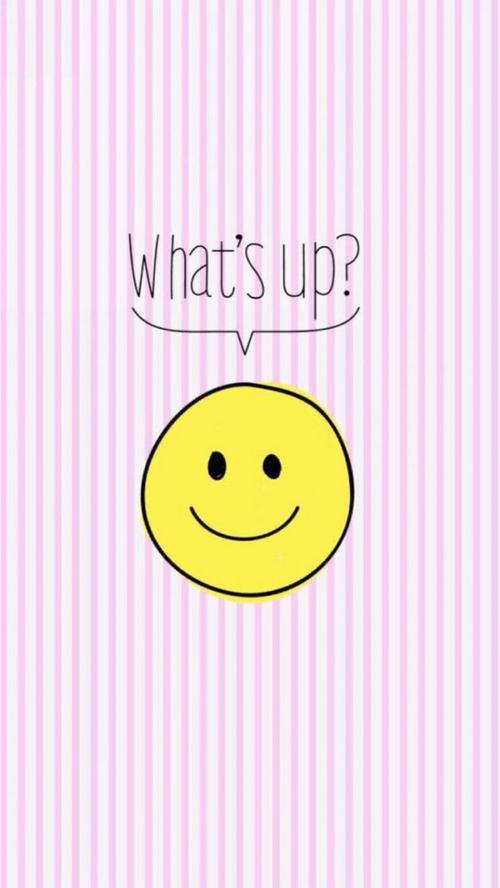 韩国手绘 卡通笑脸 小清新壁纸