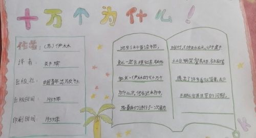 书海漫游,巧手绘图---清苑二小四一班《十万个为什么》手抄报