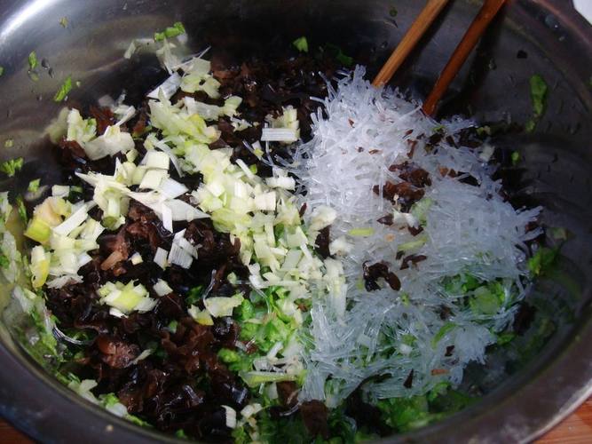 木耳素饺子馅做法大全