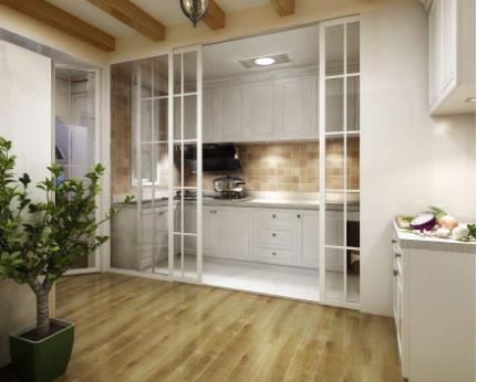 厨房美式隔断不规则户型装修