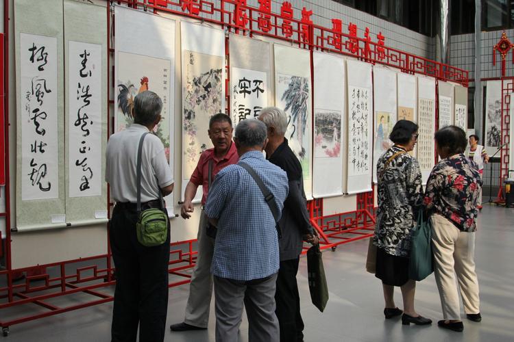 四单位老年书画研究会书画作品巡展首站展在石景山老干部活动中心开幕
