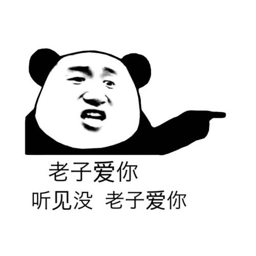 老子爱你 听见没 老子爱你