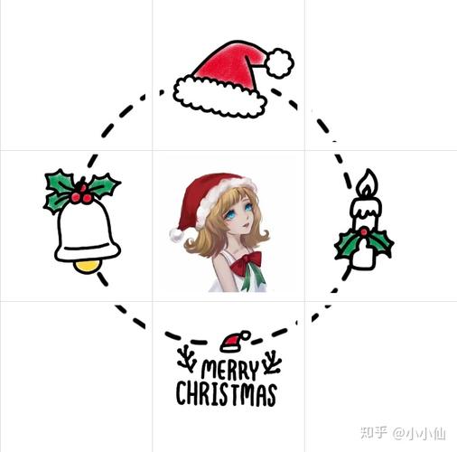 最全圣诞节老人九宫格圣诞节朋友圈九宫格"这是我的女孩/男孩"