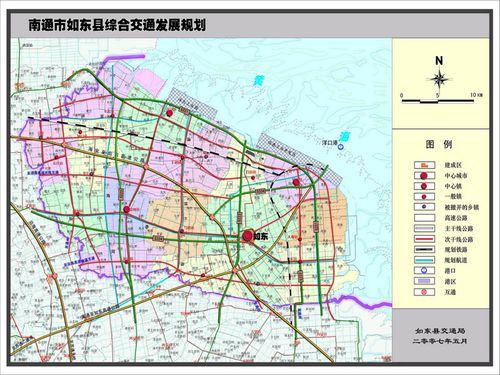 如东的城市规划(网上看到的)