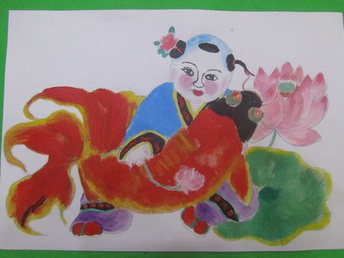 我画的年画,好看吗?