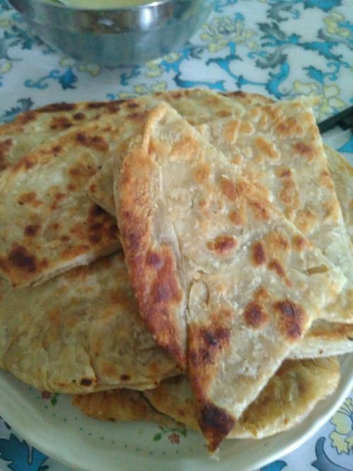 孜然椒盐千层饼