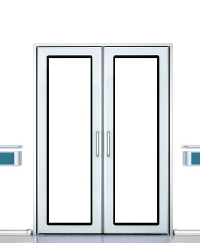 钢化玻璃门 净化车间厂房密闭洁净门 实验室双开门 医院钢制门