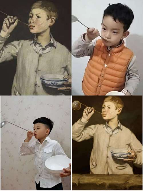 "向大师致敬"之名画模仿秀