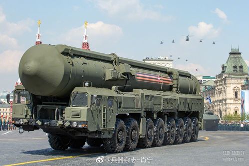 俄罗斯胜利日阅兵彩排中的战略火箭军部队