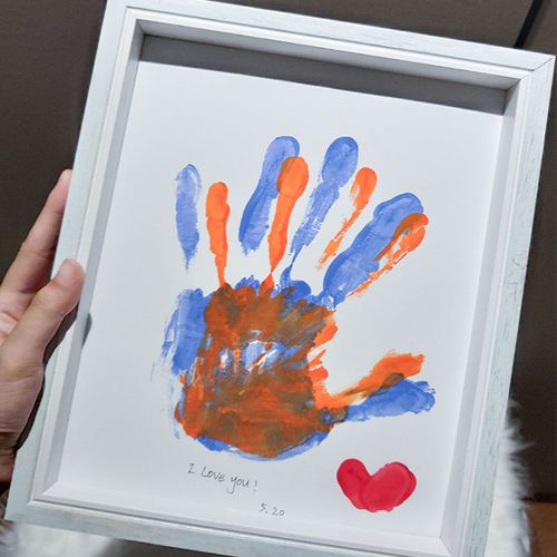 适用diy情侣手印新年手工实用一对纪念生日周年女送男