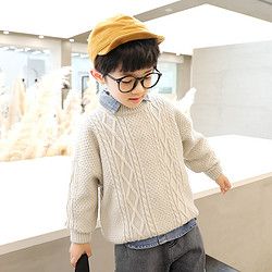 男童毛衣冬装新款2020儿童毛衣男大童装儿童线衫针织衫
