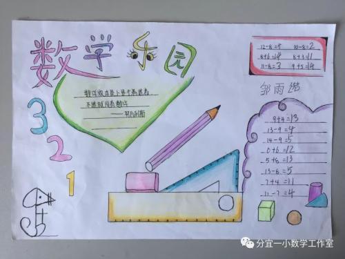 简单一年级上册数学手抄报 三年级上册手抄报