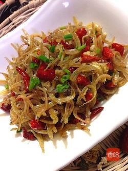 香辣银鱼干的做法图解8