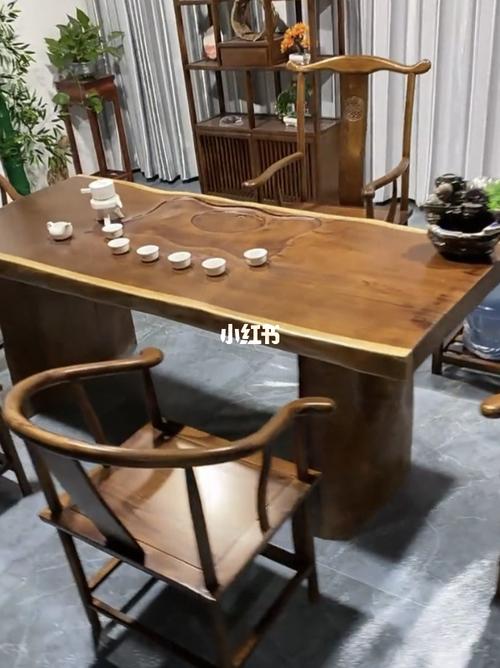 实木大板茶台_实木_实木大板_家居家装_家具