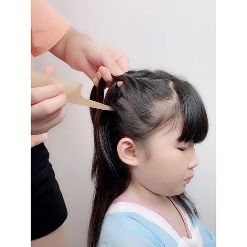 角缘天然牛角梳发型梳羊角梳宝宝挑分发梳女孩扎辫子