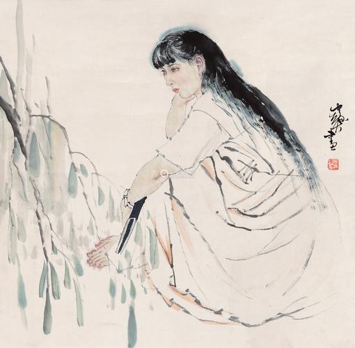 何家英人物作品欣赏(二)