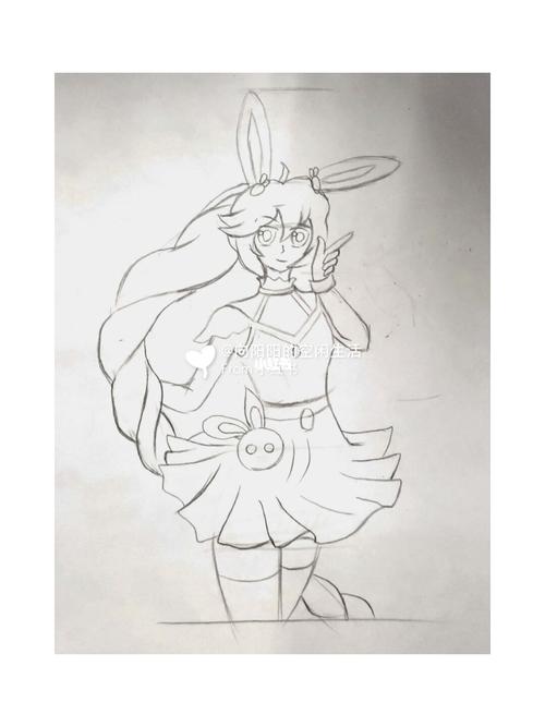 斗罗大陆小舞 简笔画 儿童创意画_小舞_斗罗大陆_简笔