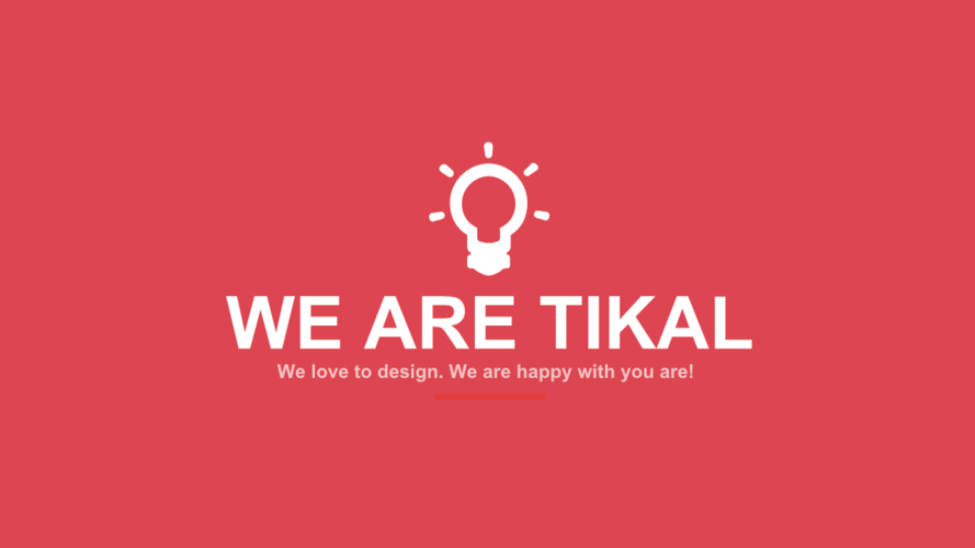 tikal欧美风格扁平商务纯色大气ppt模板 - 16x9 red.pptx