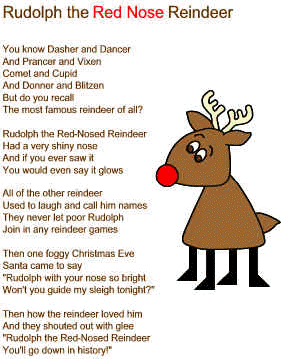 rudolph the red-nosed reindeer 清唱