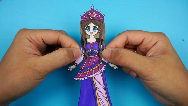 纸娃娃手工精灵梦叶罗丽时间公主手绘教程