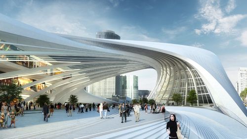 proposal: flinders street station competition | zaha hadid
