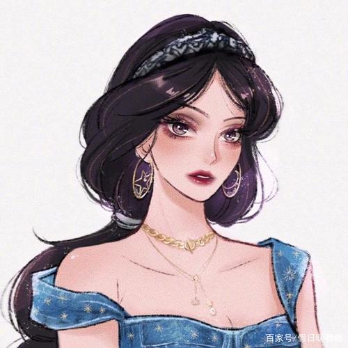 迪士尼公主现代风格头像,太美了