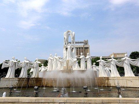 万寿台喷水公园旅游景点图片