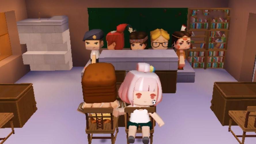 迷你世界 汤米清水上学迟到记,智障哥哥揍校长