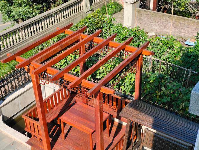 绍兴防腐木廊架葡萄架花架厂家批发