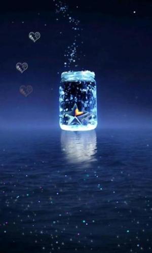 梦幻漂流瓶-绿豆动态壁纸