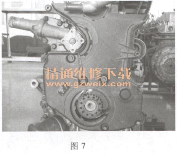 江淮瑞风(2. 4l hfc4ga1)发动机正时链条拆卸方法