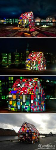 彩色玻璃房——五彩六色的缤纷色彩与教堂中常见的彩色玻璃很神似